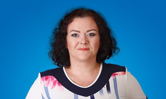 Eliza Wyrwich, Mega Pol Trans Pila’da muhasebe, faturalandırma ve tahsilat departmanında çalışıyor açık faturalarda TIMOOM’un ta